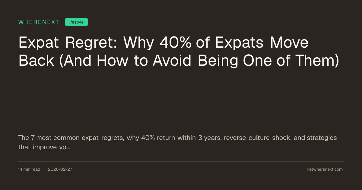 Expat Regret: Why 40% of Expats Move Back (And How to Avoid Being One ...