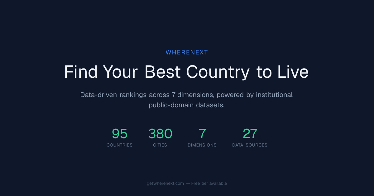 WhereNext logo